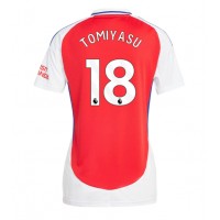 Fotbalové Dres Arsenal Takehiro Tomiyasu #18 Dámské Domácí 2024-25 Krátký Rukáv